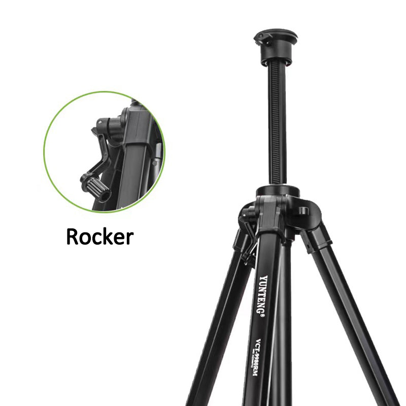 YUNTENG VCT-9980 Camera Tripod Stand Portable Cell Phone Mount Holder with Carrying Bag for Selfie/Vlogging/Video Recording YUNTENG VCT-9980 Camera Tripod Stand Portable Cell Phone Mount Holder with Carrying Bag for Selfie/Vlogging/Video Recording